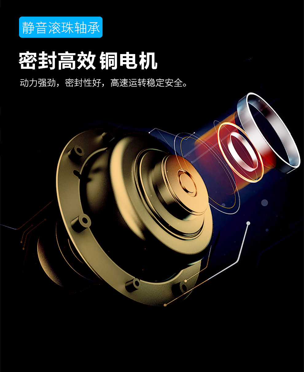 油烟机采用的铜线电机